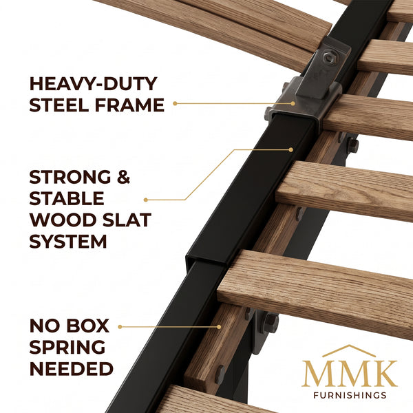 Premium King Completely Upholstered Lift-Up Storage Bed with Curved Headboard